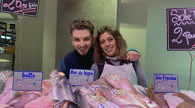 Photo de commerçant sur un marché